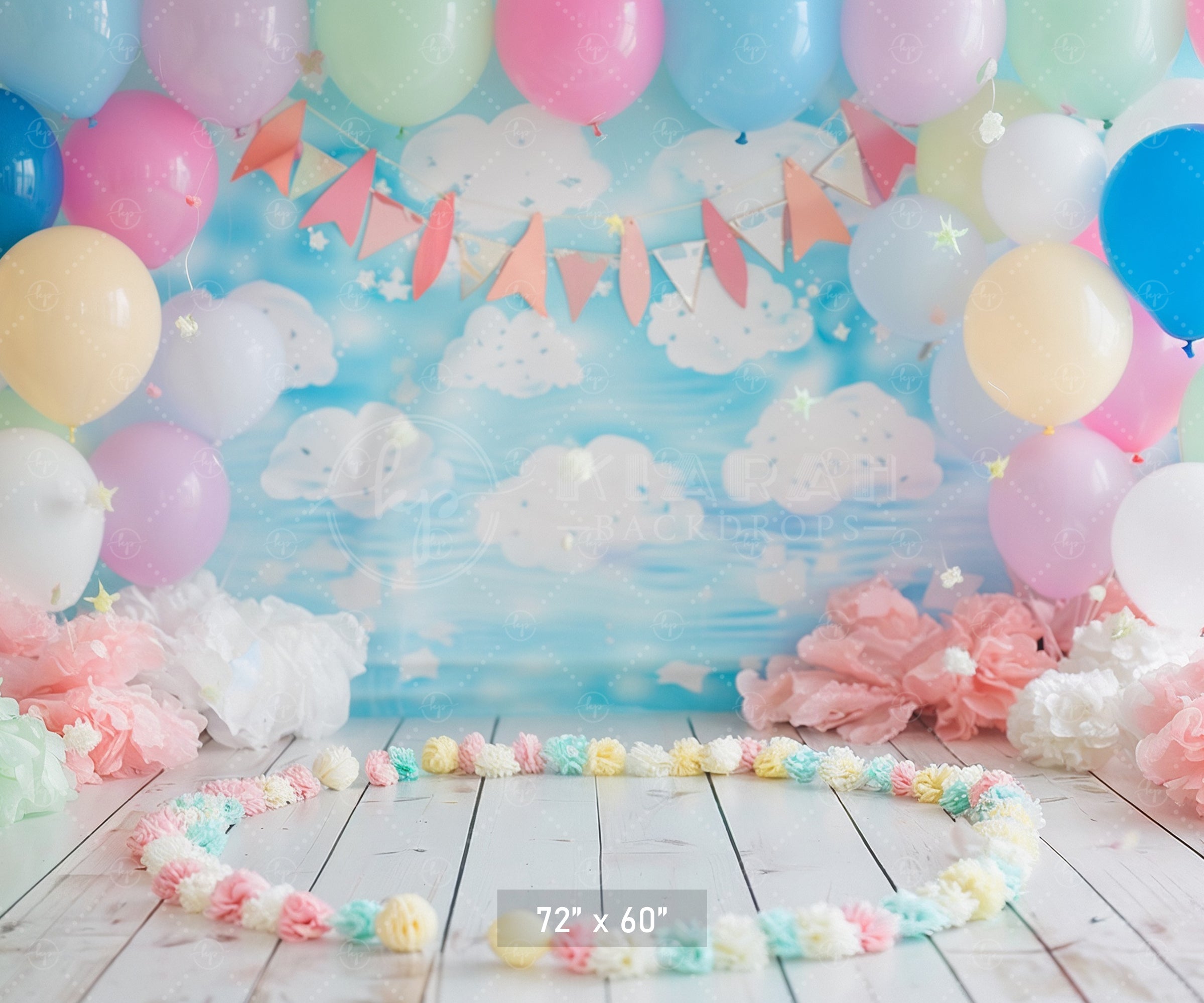 Pastel Party Sky Backdrop