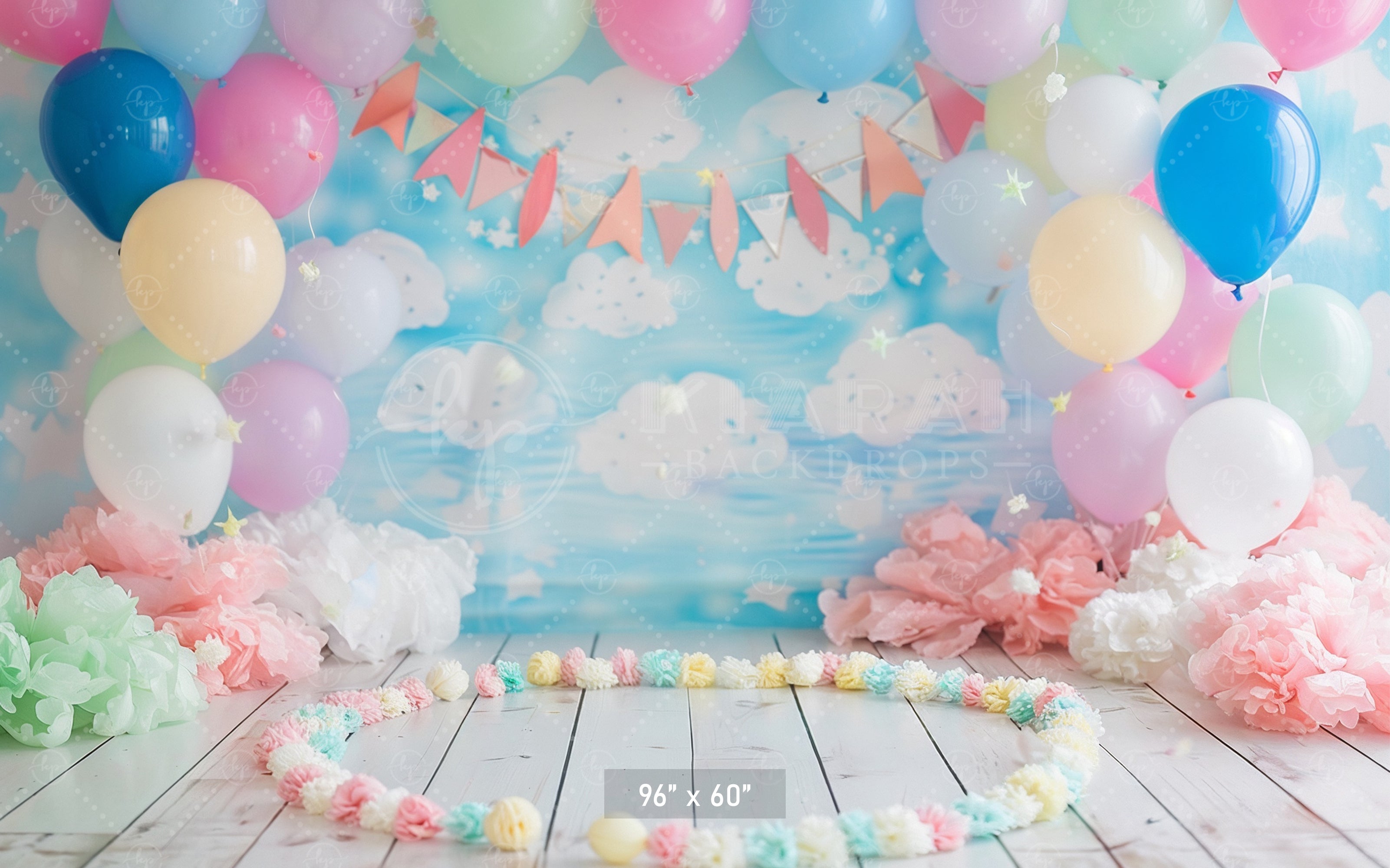 Pastel Party Sky Backdrop
