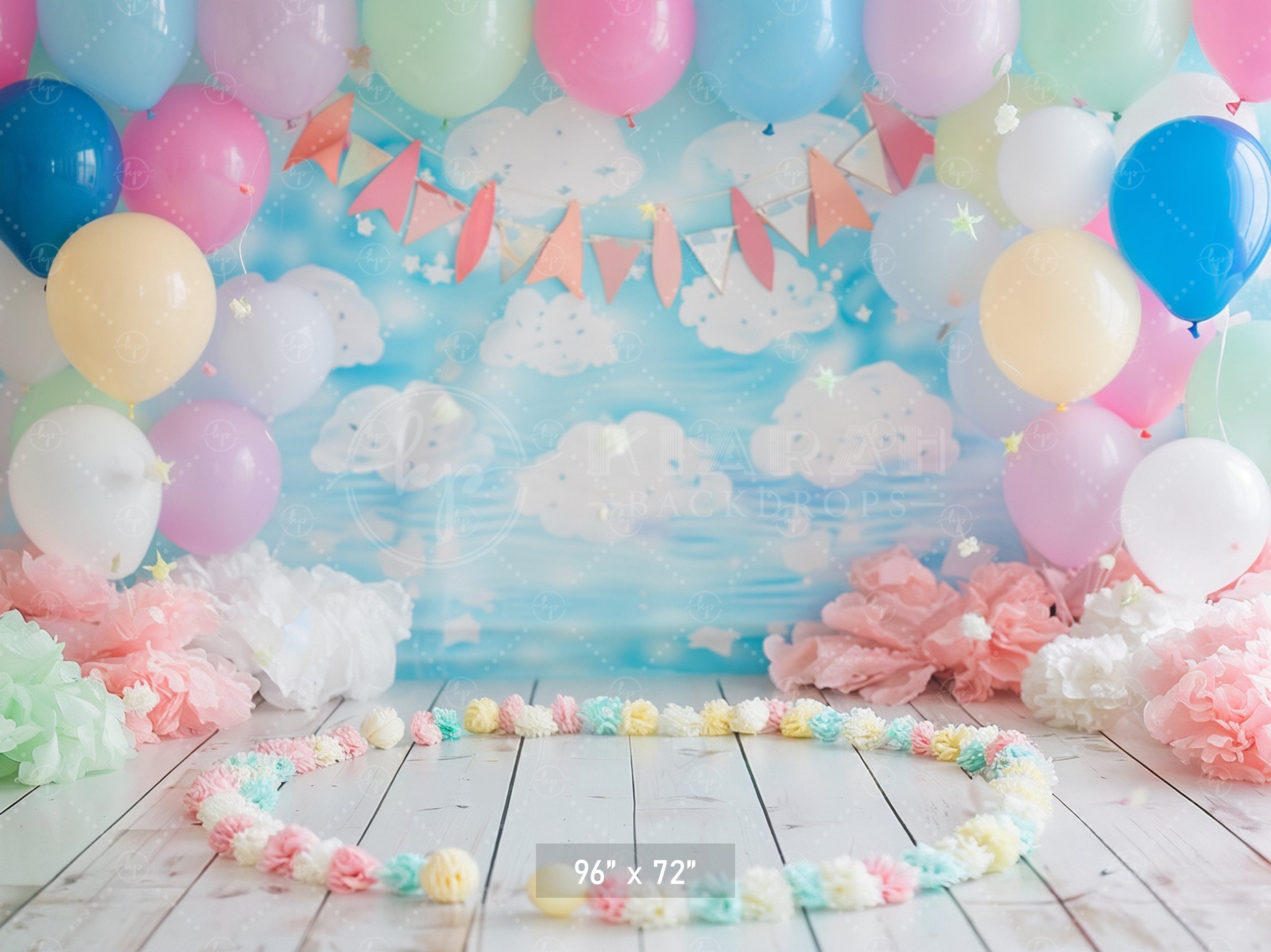 Pastel Party Sky Backdrop