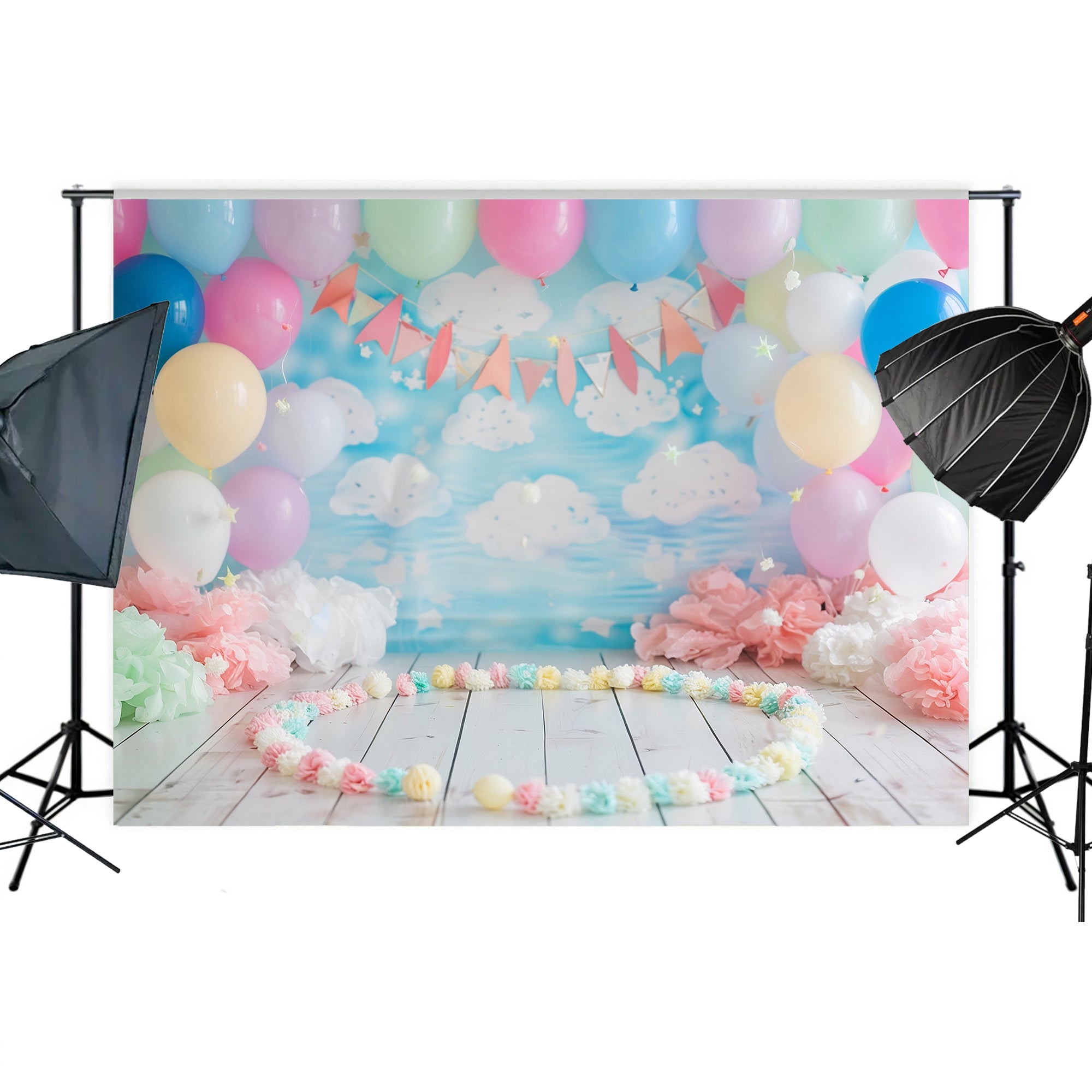 Pastel Party Sky Backdrop