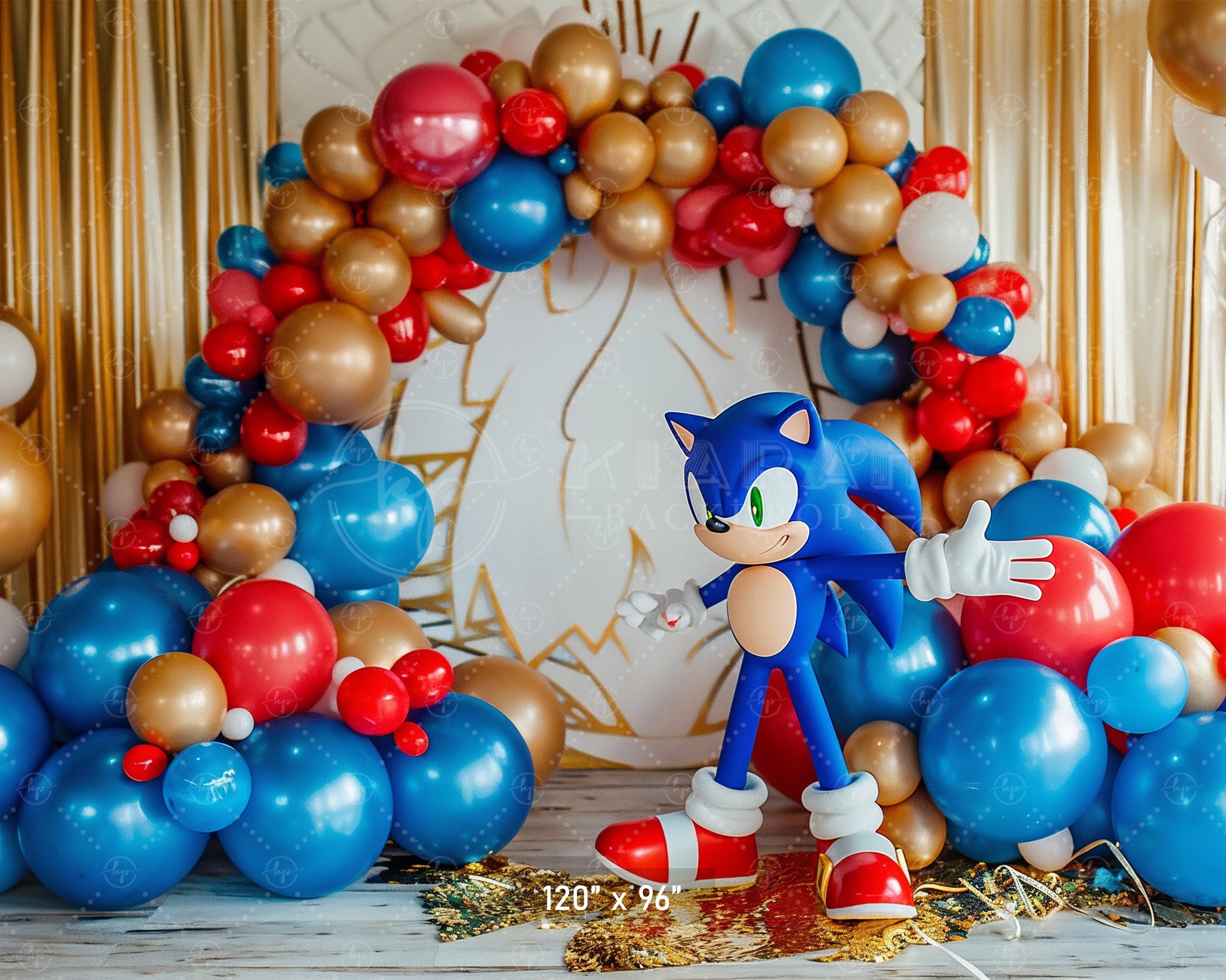 Sonic Gold Rush Backdrop