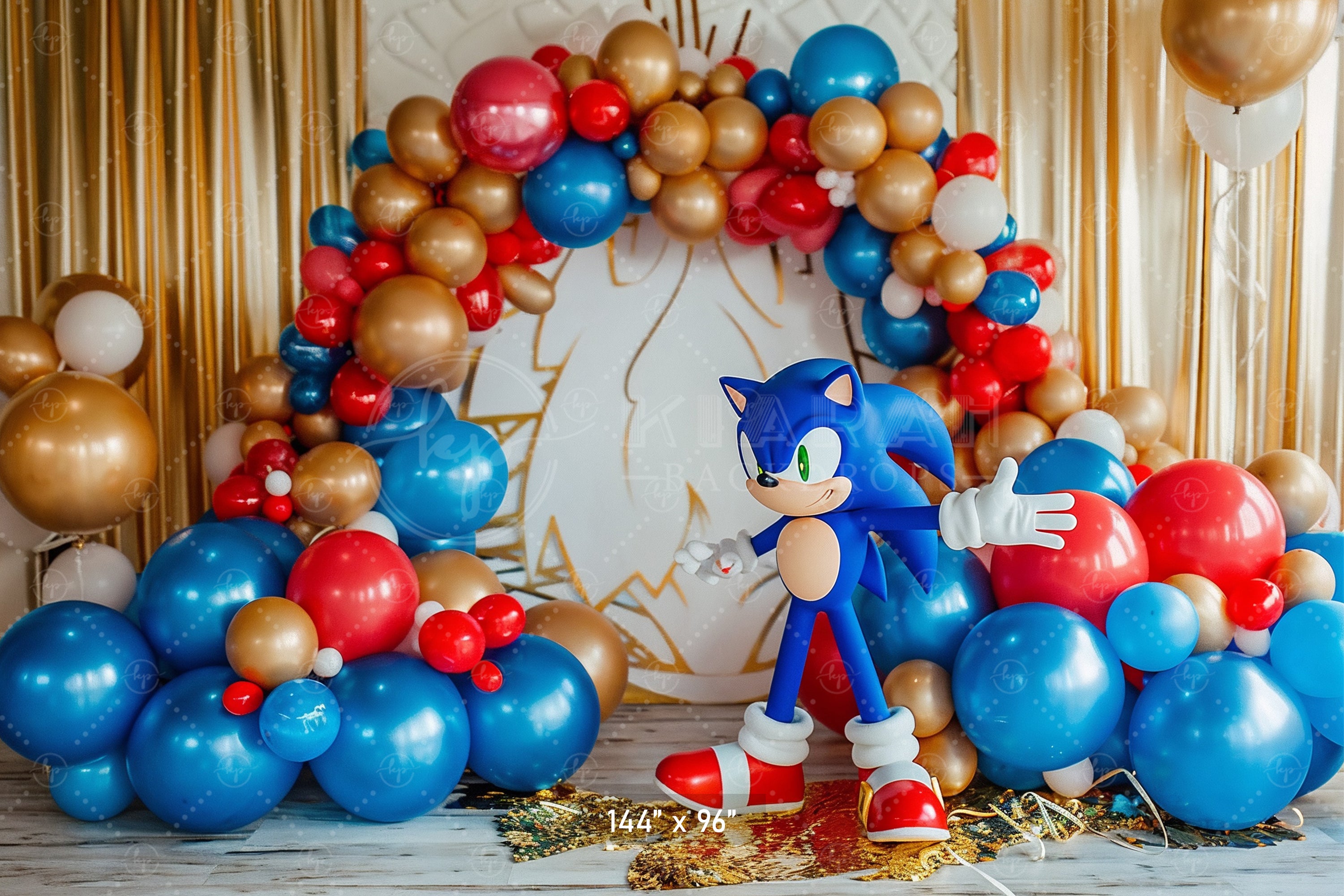 Sonic Gold Rush Backdrop
