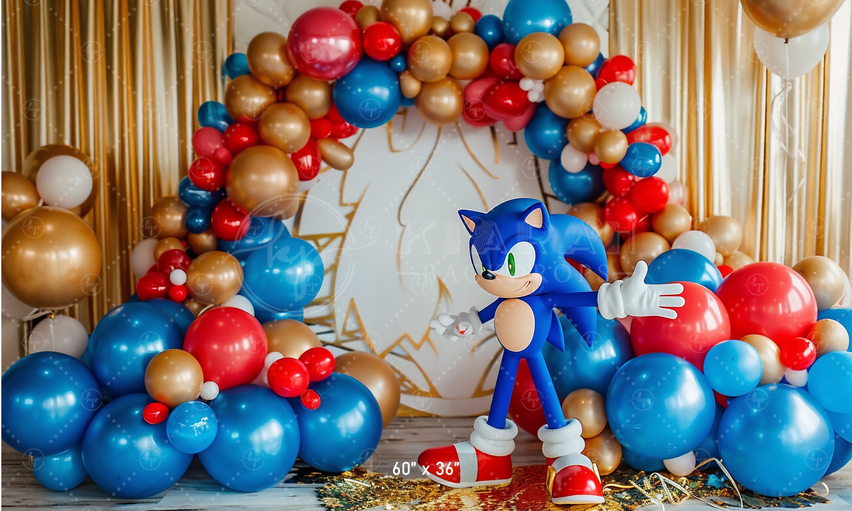 Sonic Gold Rush Backdrop