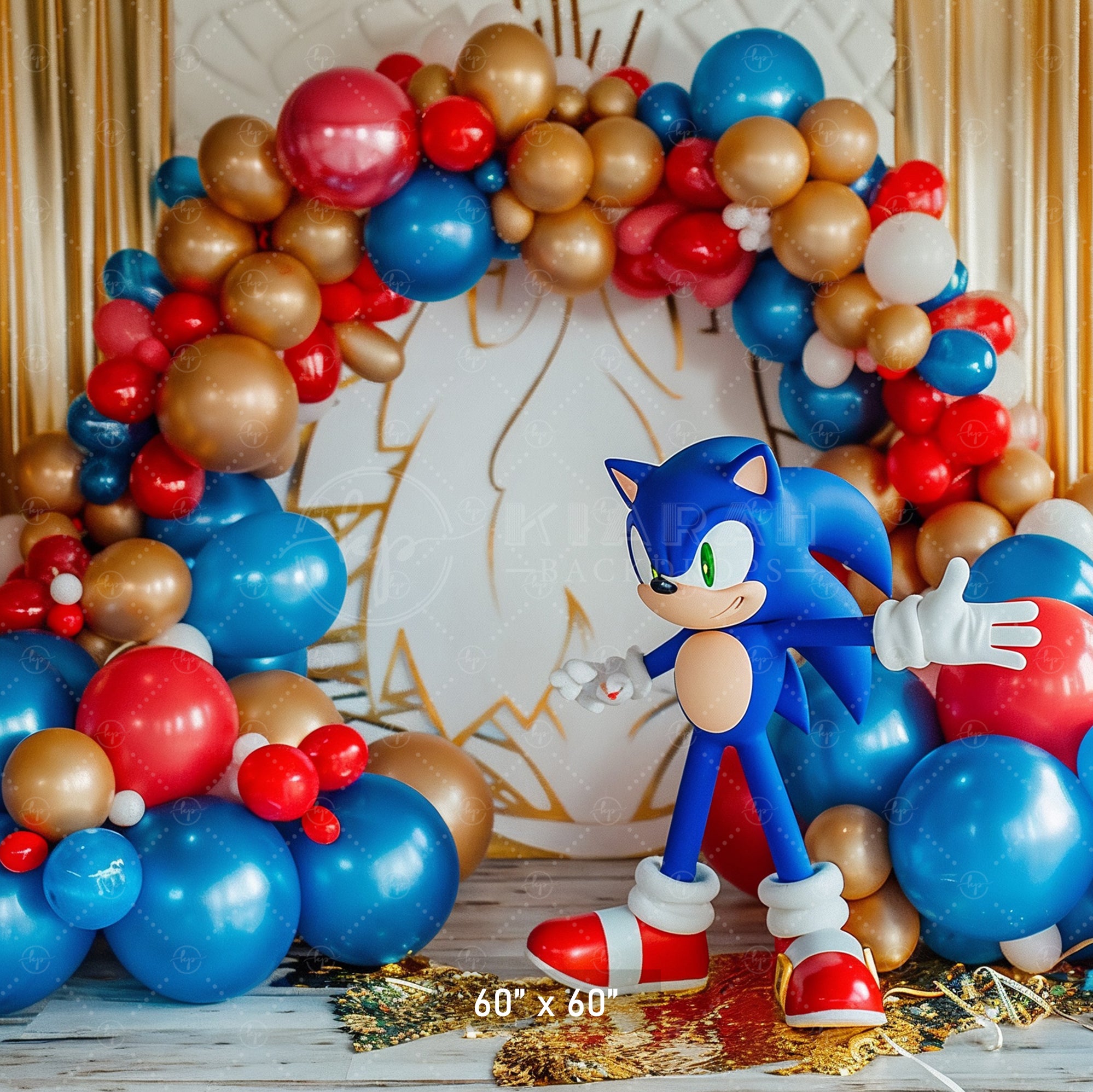 Sonic Gold Rush Backdrop