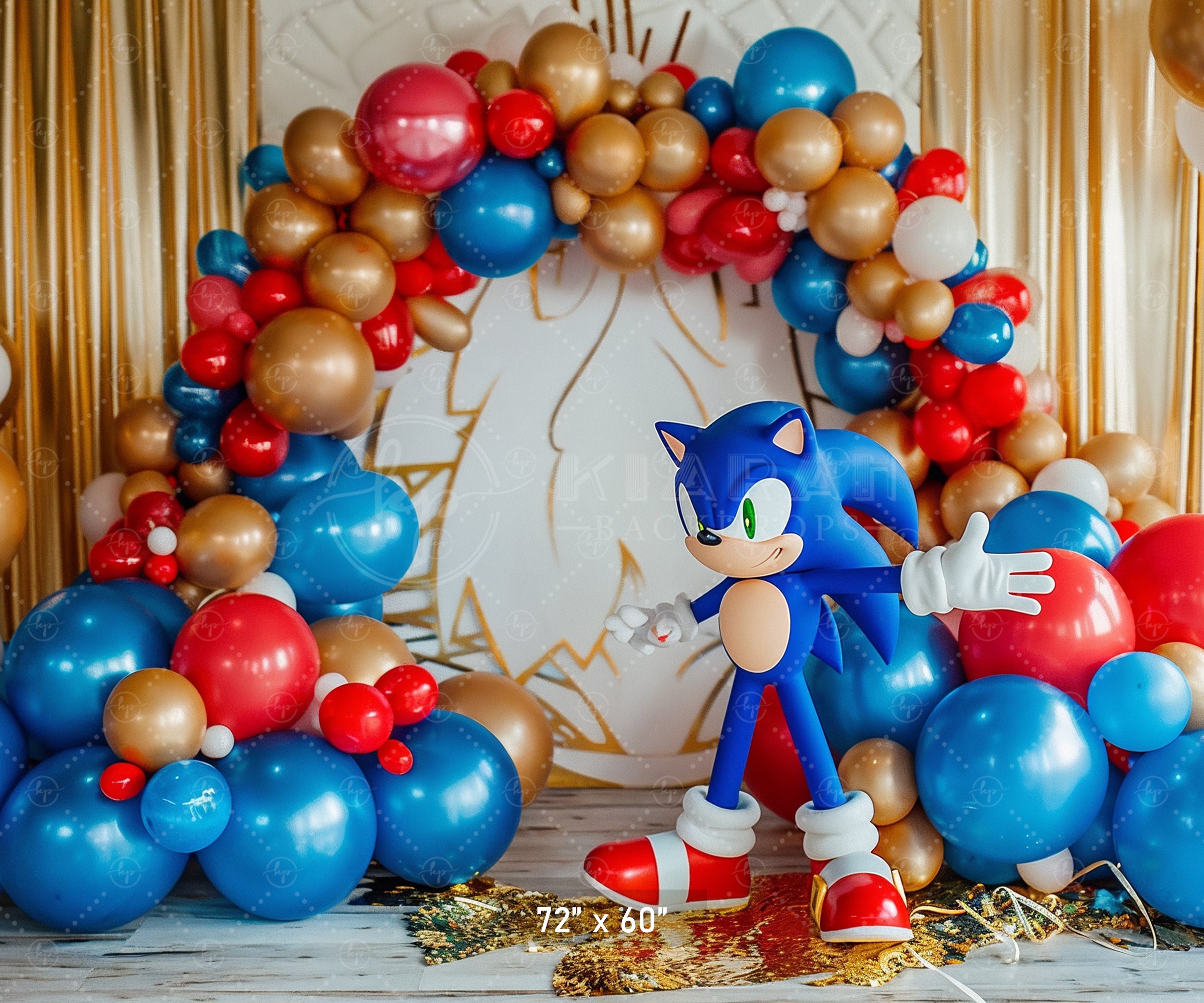 Sonic Gold Rush Backdrop
