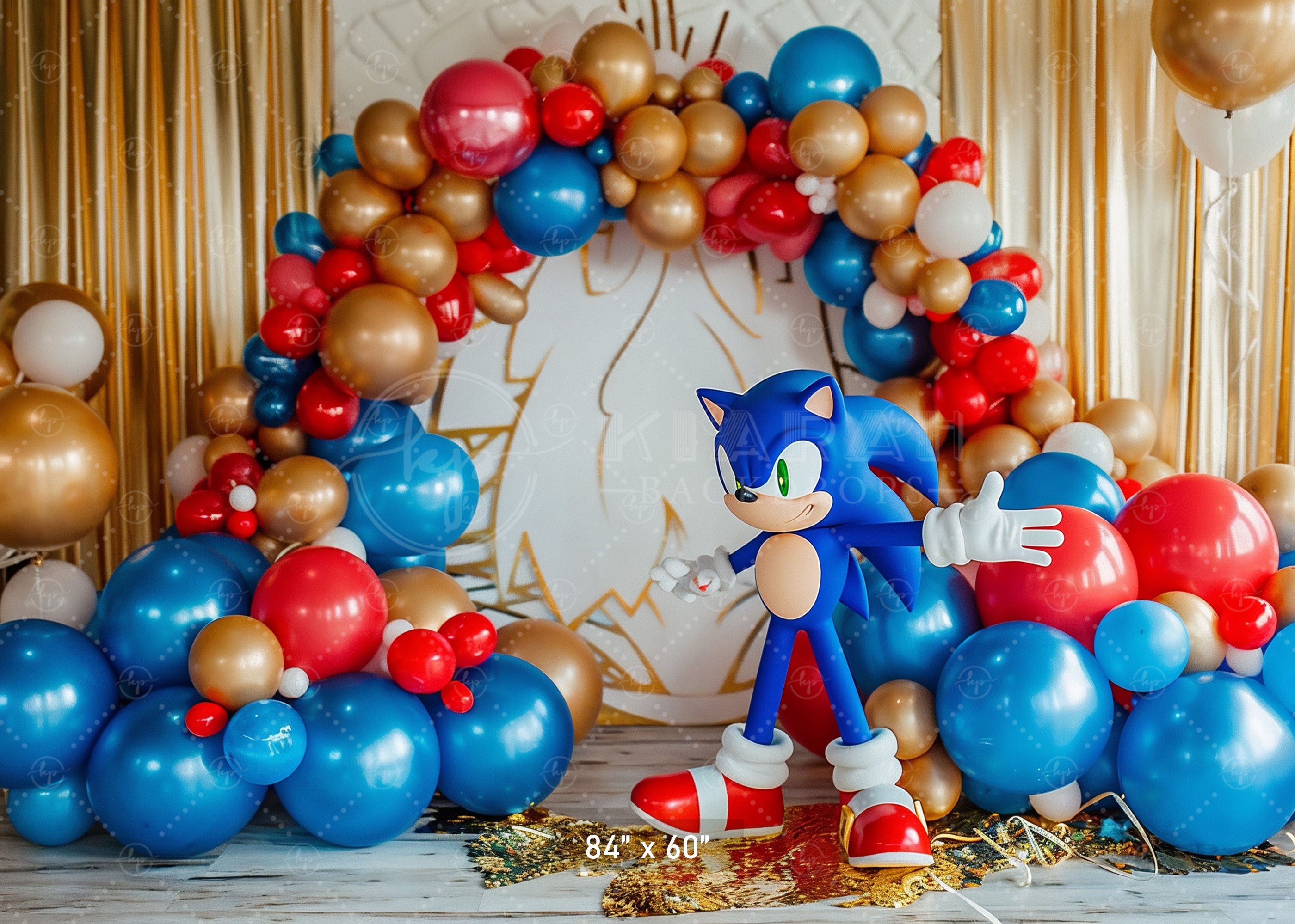 Sonic Gold Rush Backdrop