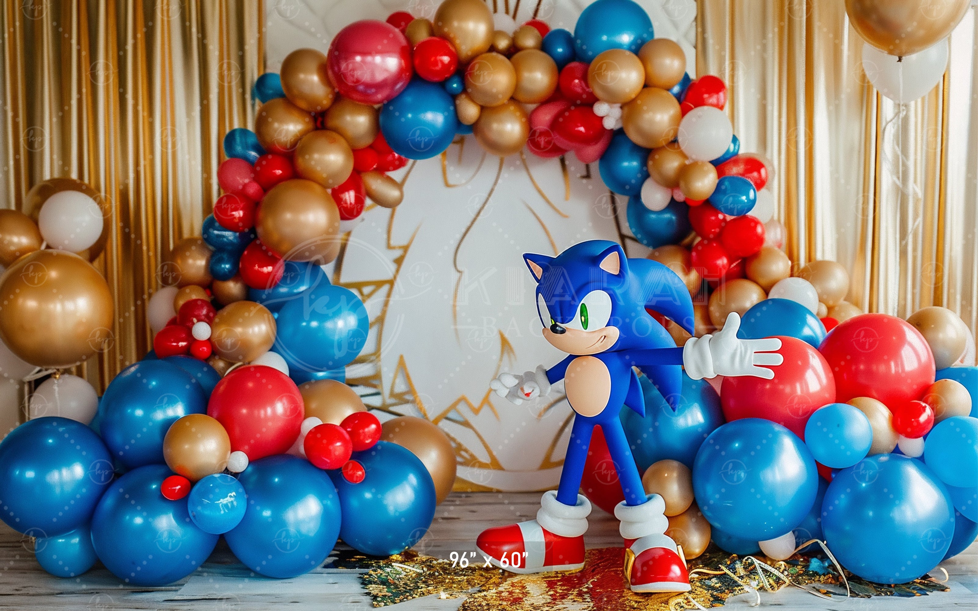Sonic Gold Rush Backdrop