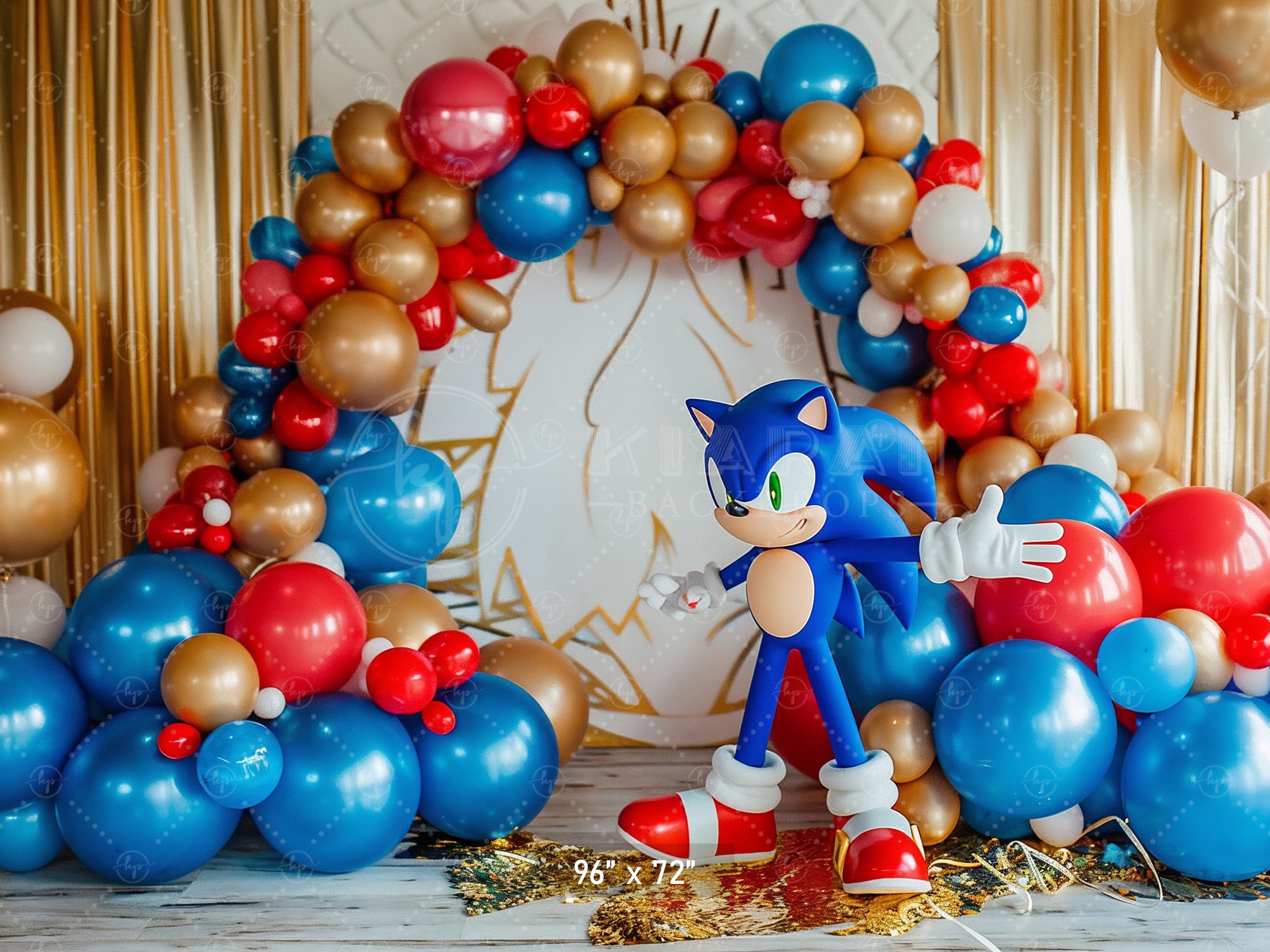 Sonic Gold Rush Backdrop