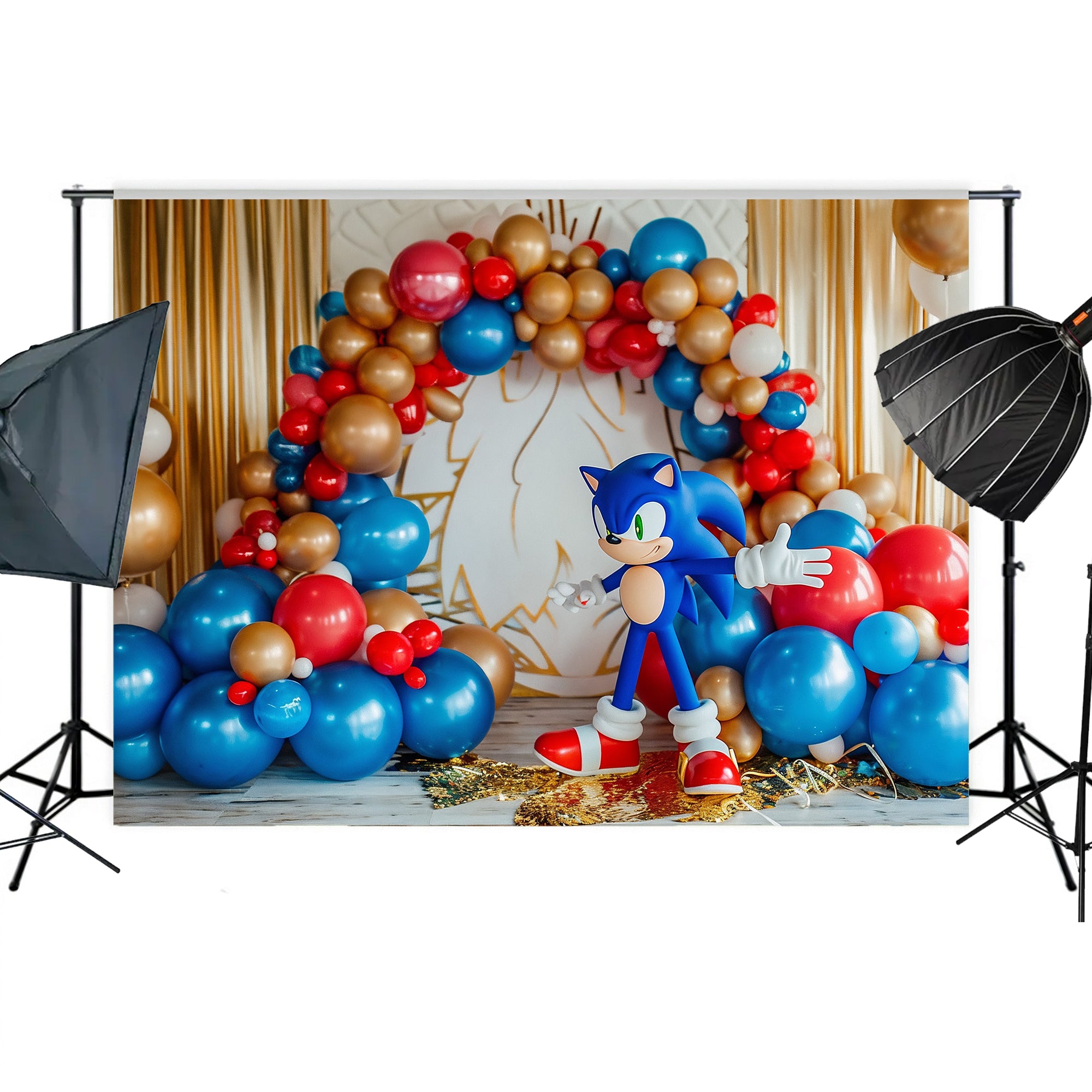 Sonic Gold Rush Backdrop