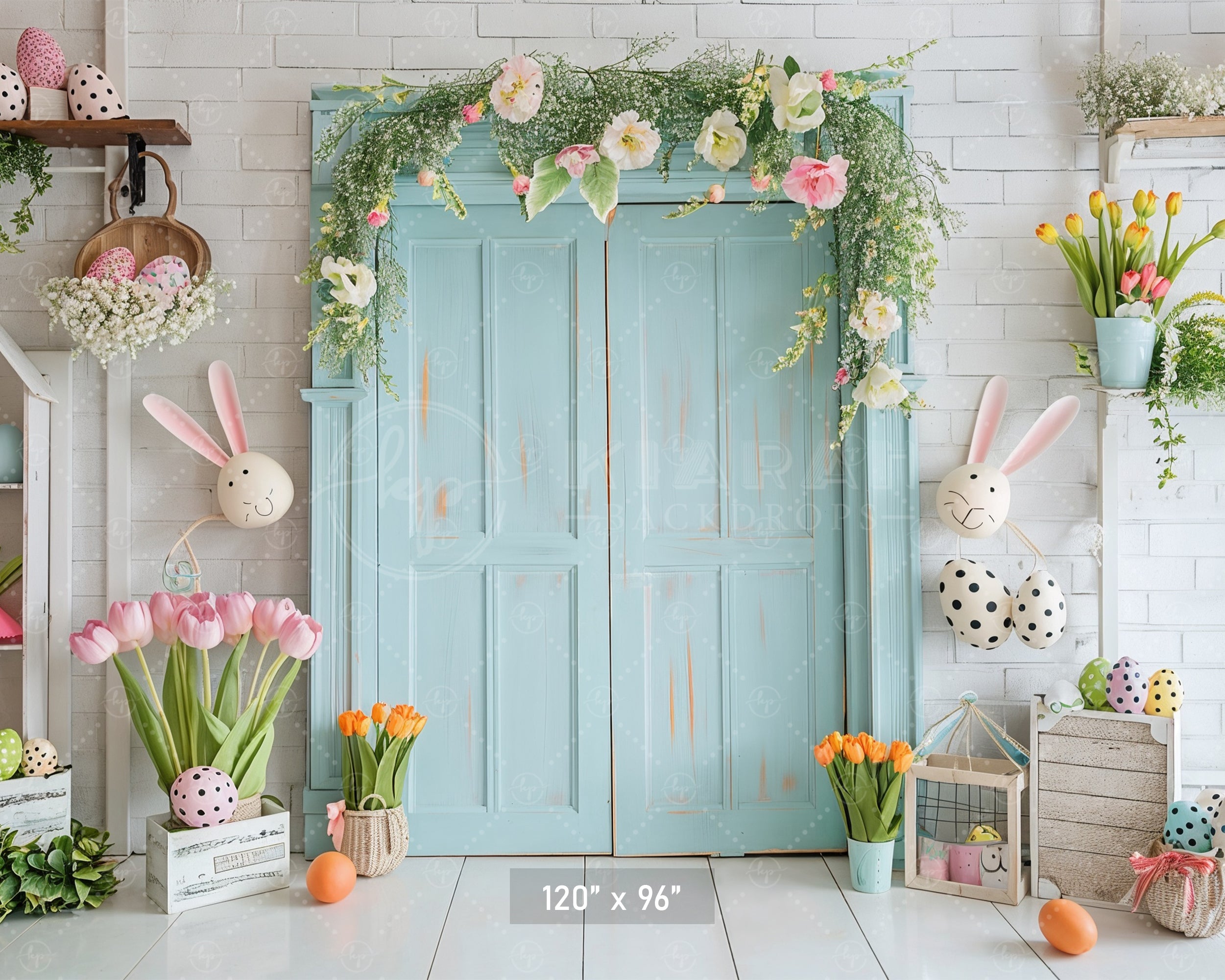 Pastel Easter Delight Backdrop