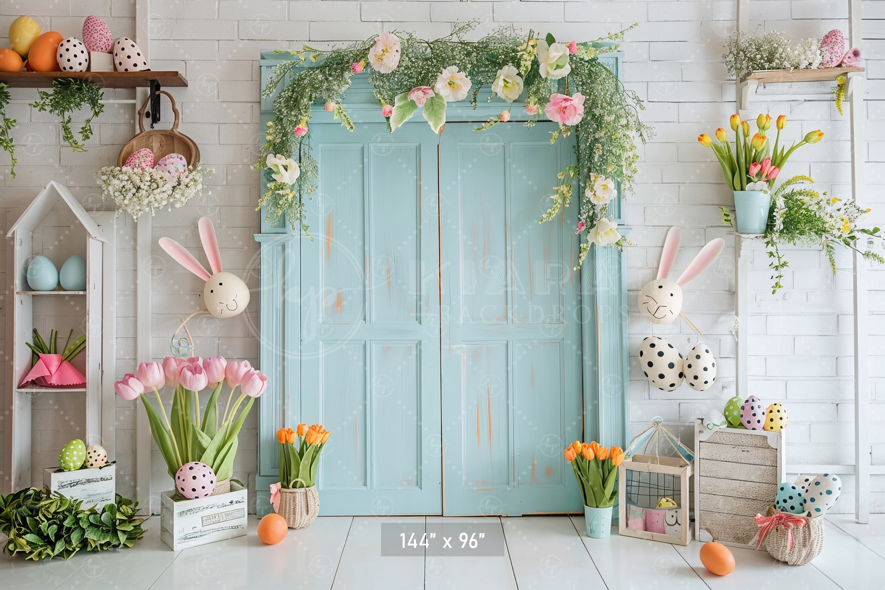 Pastel Easter Delight Backdrop