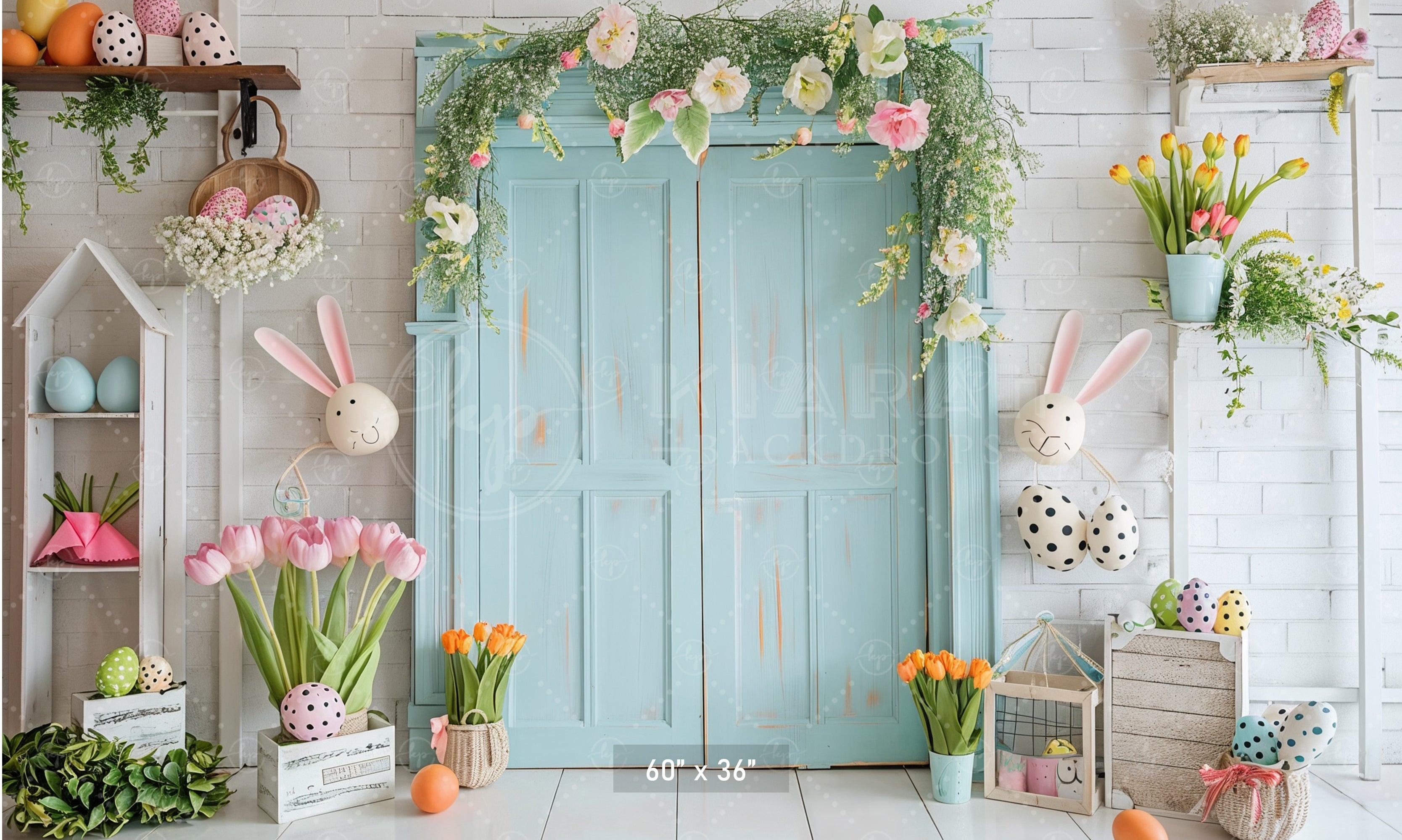 Pastel Easter Delight Backdrop