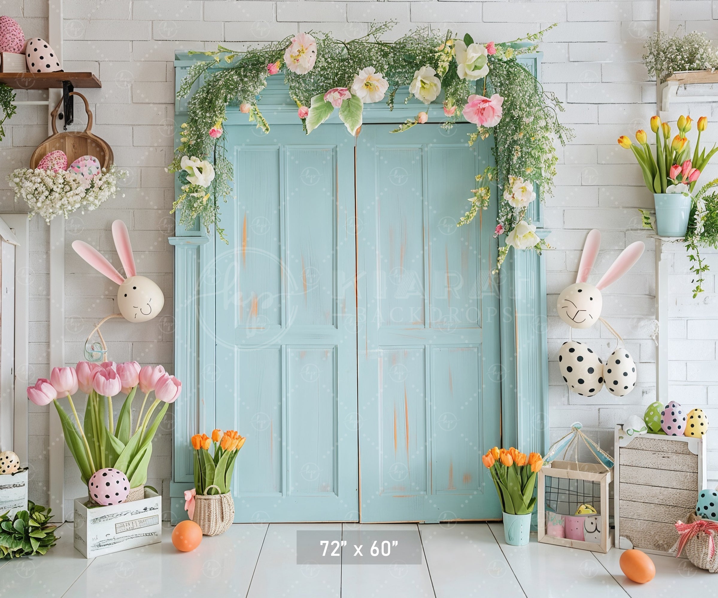 Pastel Easter Delight Backdrop