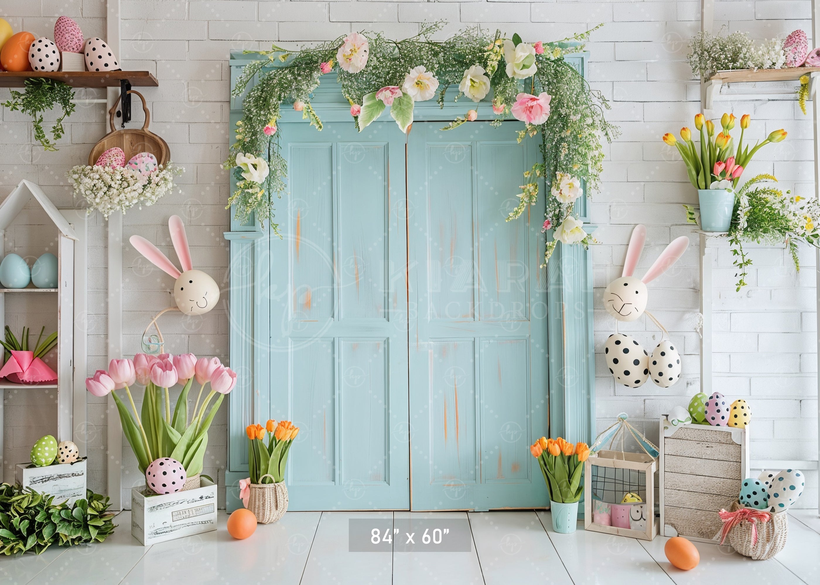 Pastel Easter Delight Backdrop