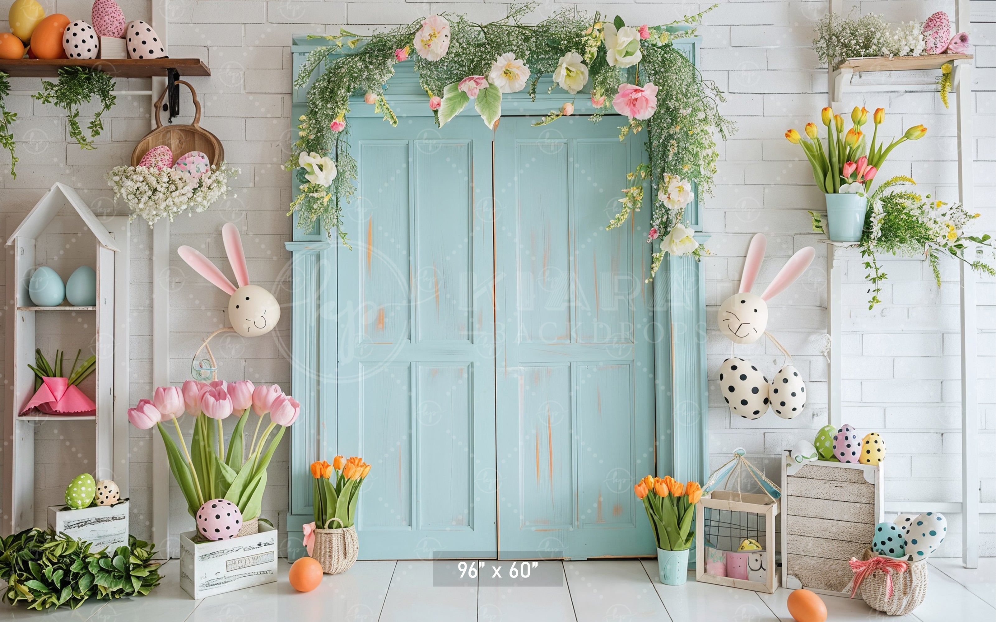 Pastel Easter Delight Backdrop