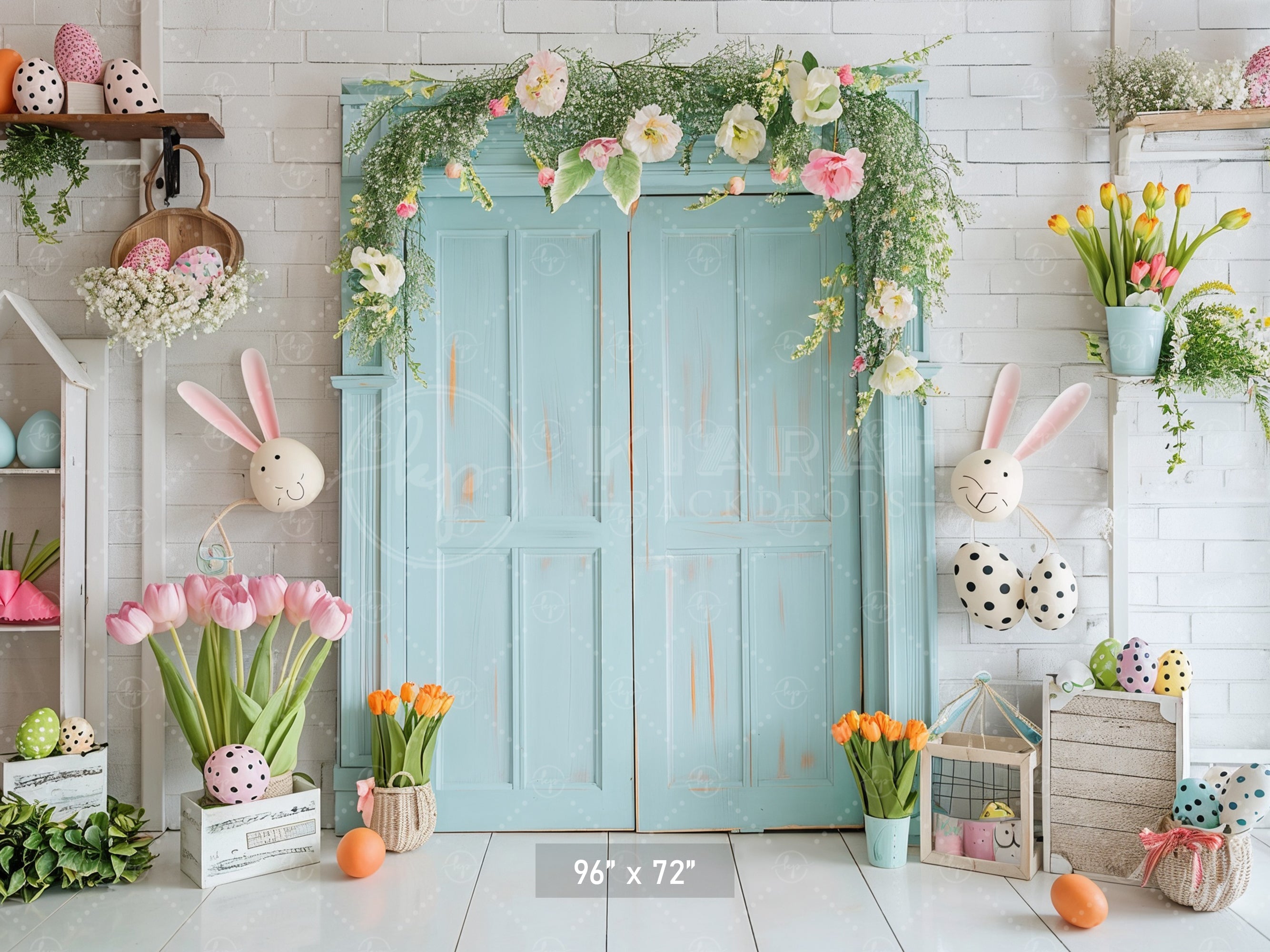 Pastel Easter Delight Backdrop