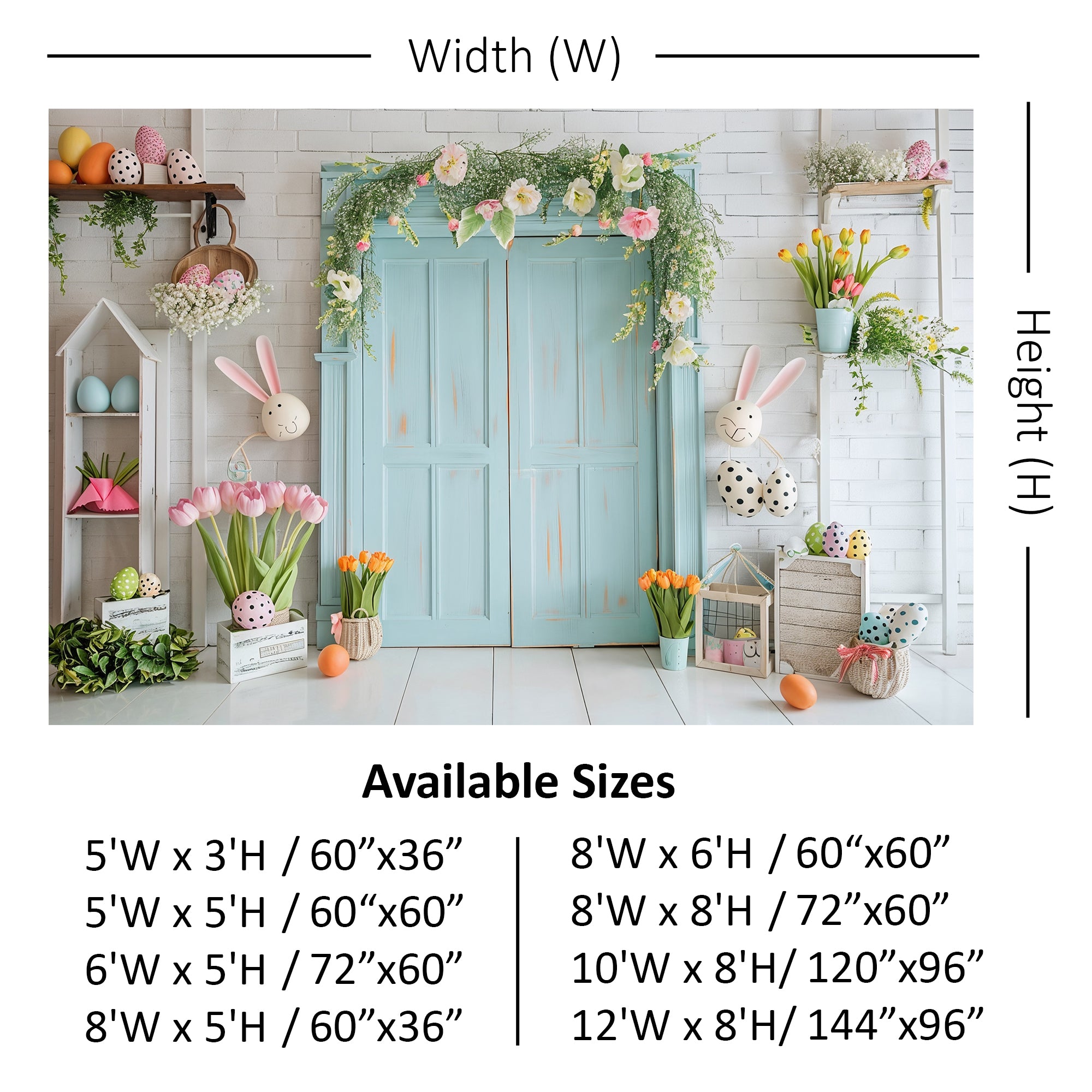 Pastel Easter Delight Backdrop