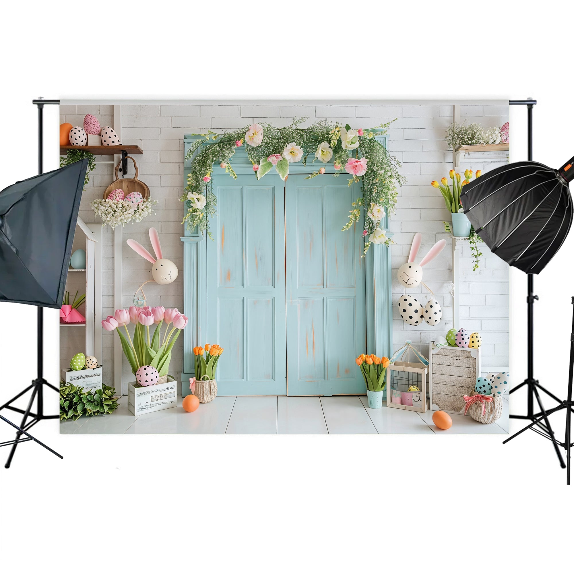 Pastel Easter Delight Backdrop