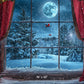 Winter Window Wonderland Backdrop