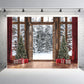 Festive Winter Wonderland Door & Window Backdrop