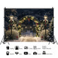 Festive Winter Wonderland Arch Backdrop