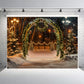 Elegant Winter Archway Backdrop