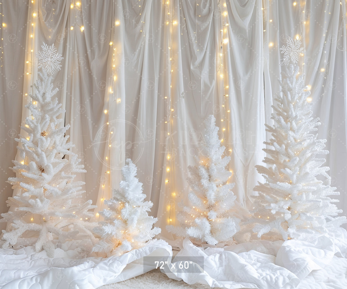 White Winter Wonderland Backdrop