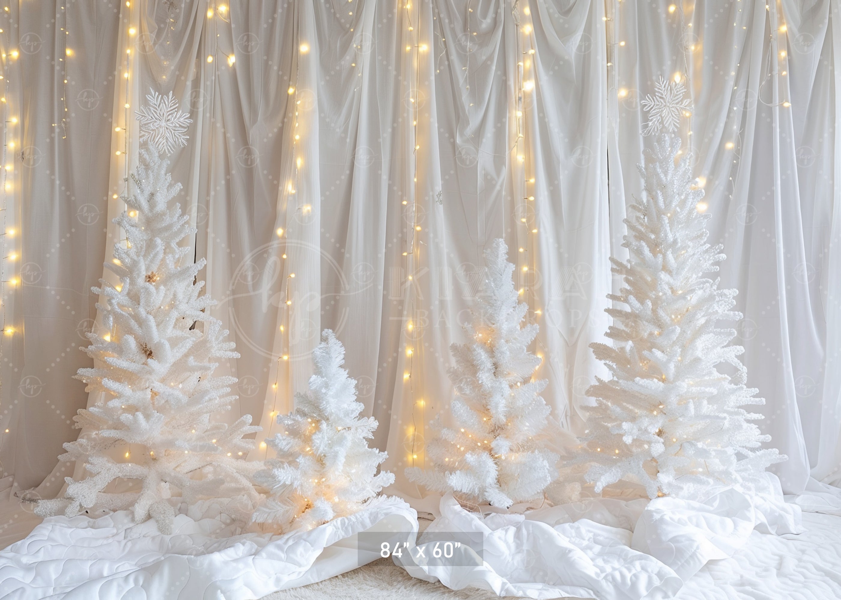 White Winter Wonderland Backdrop