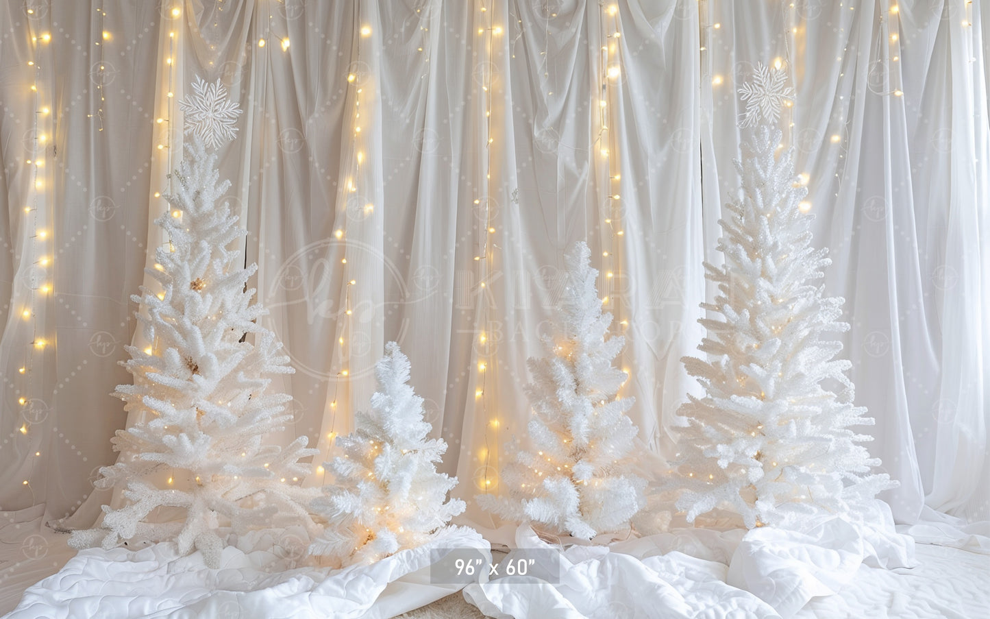 White Winter Wonderland Backdrop