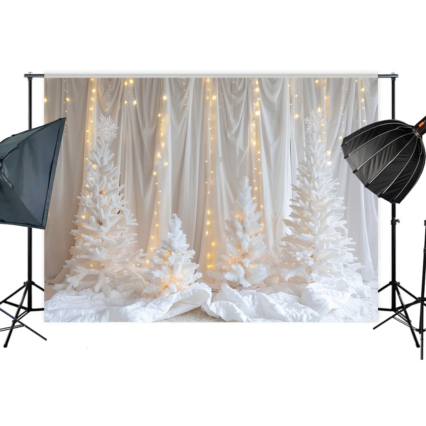 White Winter Wonderland Backdrop