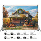 Rustic Autumn Farm Stand Backdrop