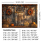 Rustic Autumn Barn Wall Backdrop