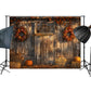 Rustic Autumn Barn Wall Backdrop