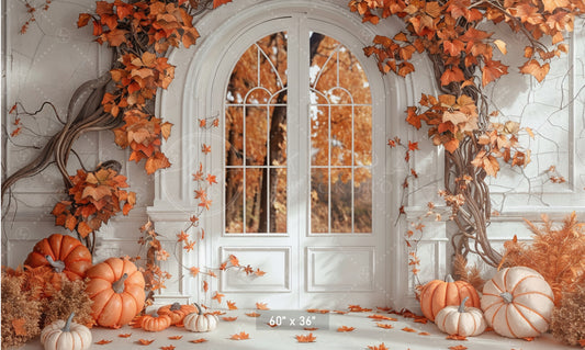 Elegant Autumn Archway Backdrop