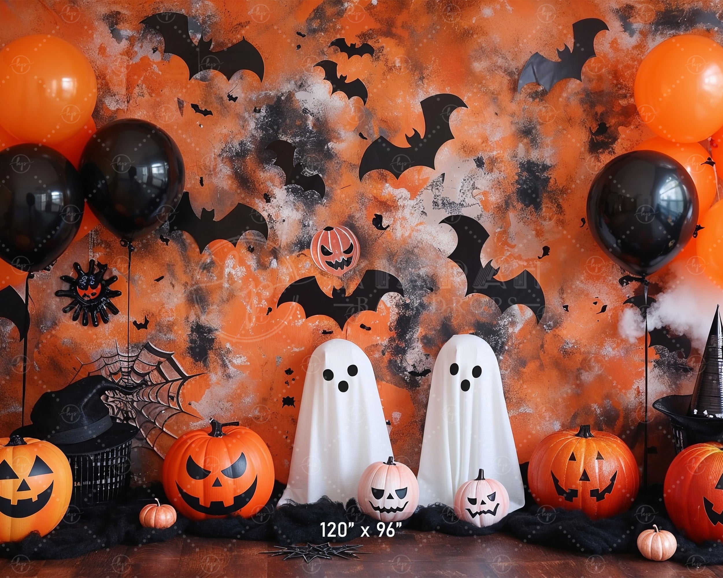 Halloween Spook Party Backdrop