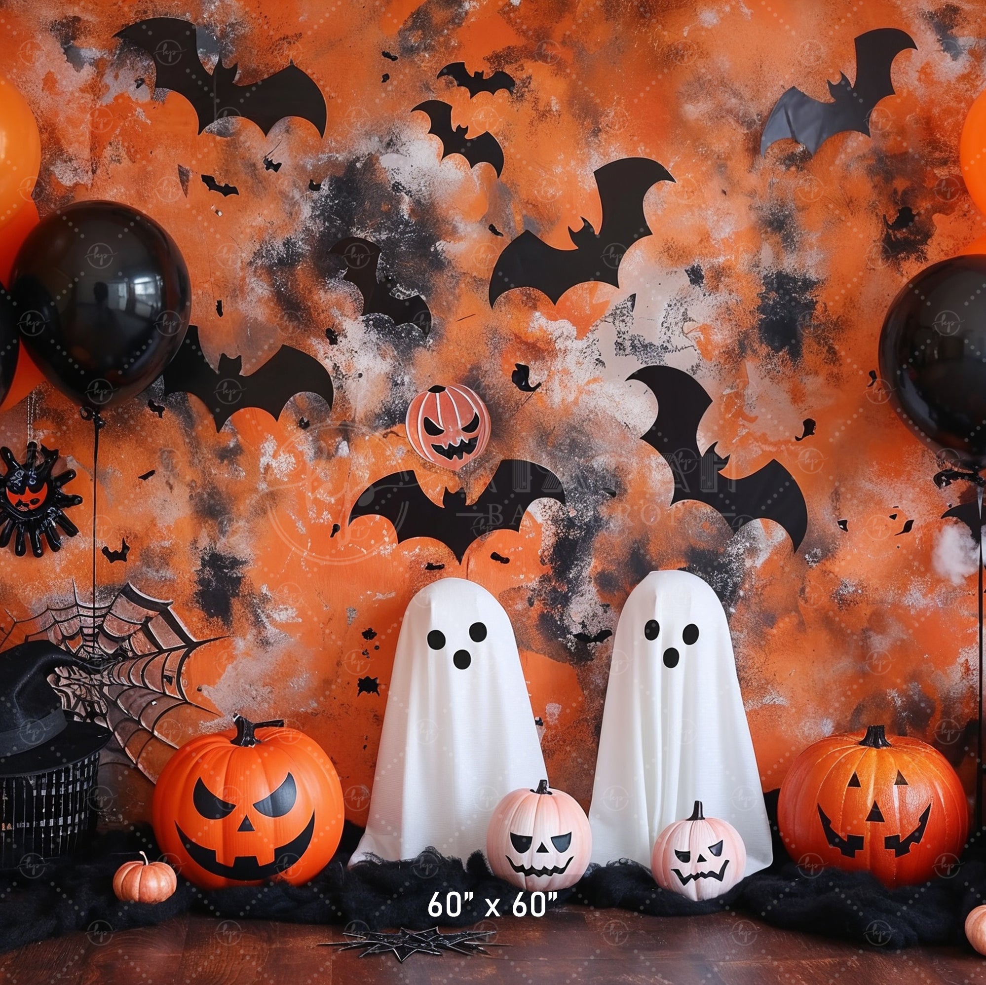 Halloween Spook Party Backdrop