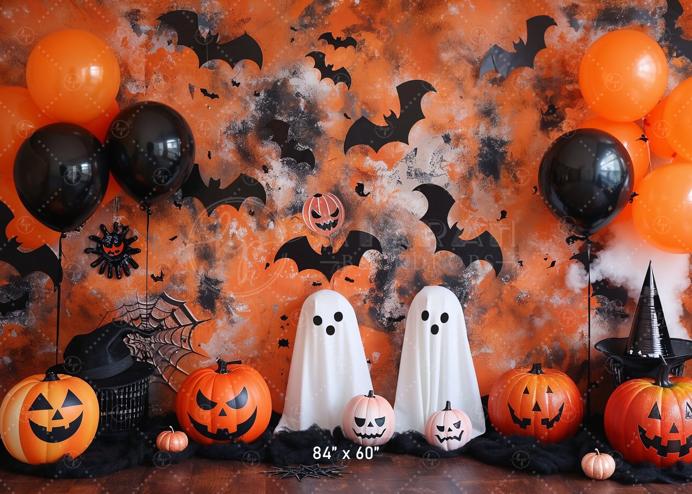 Halloween Spook Party Backdrop