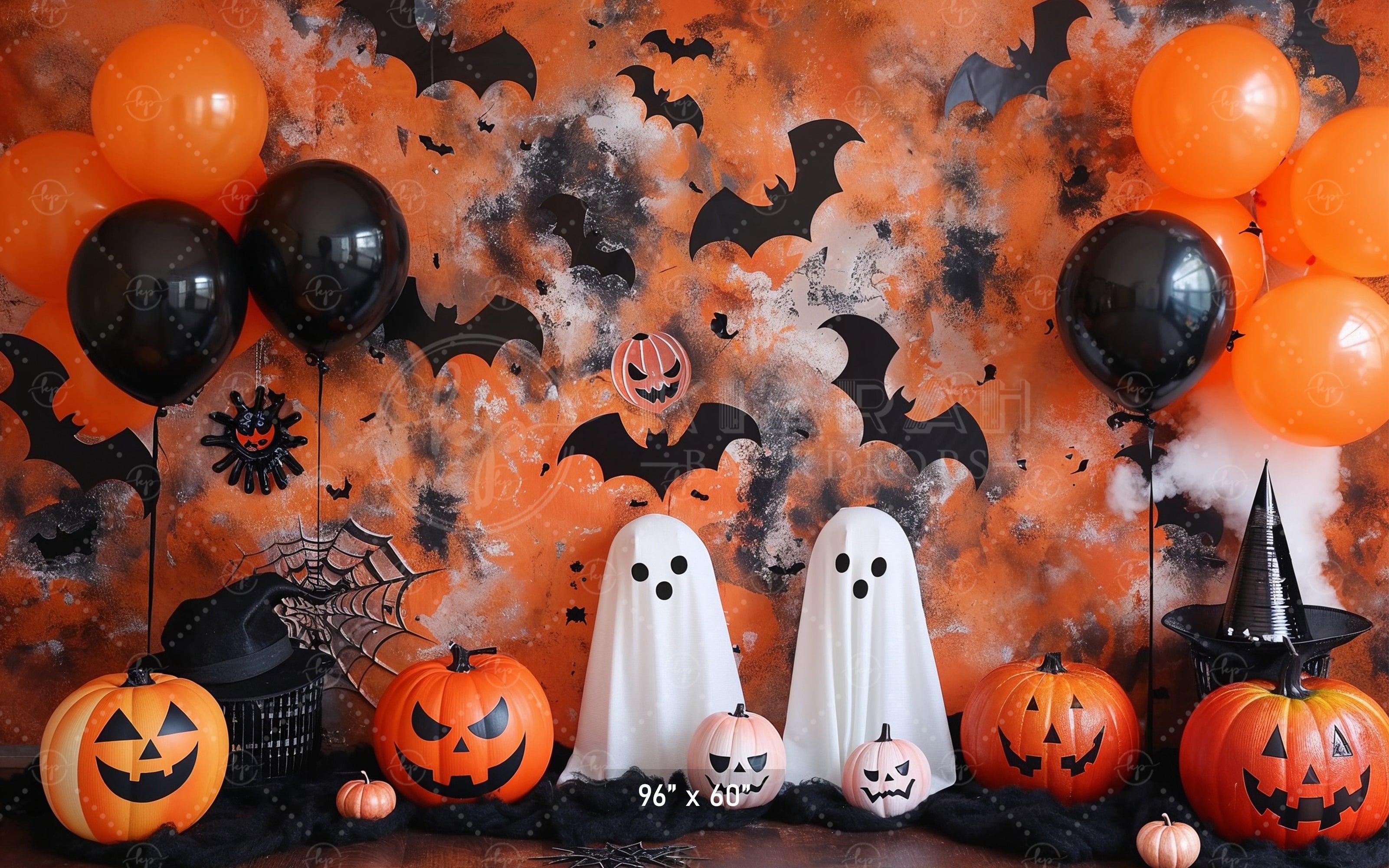 Halloween Spook Party Backdrop