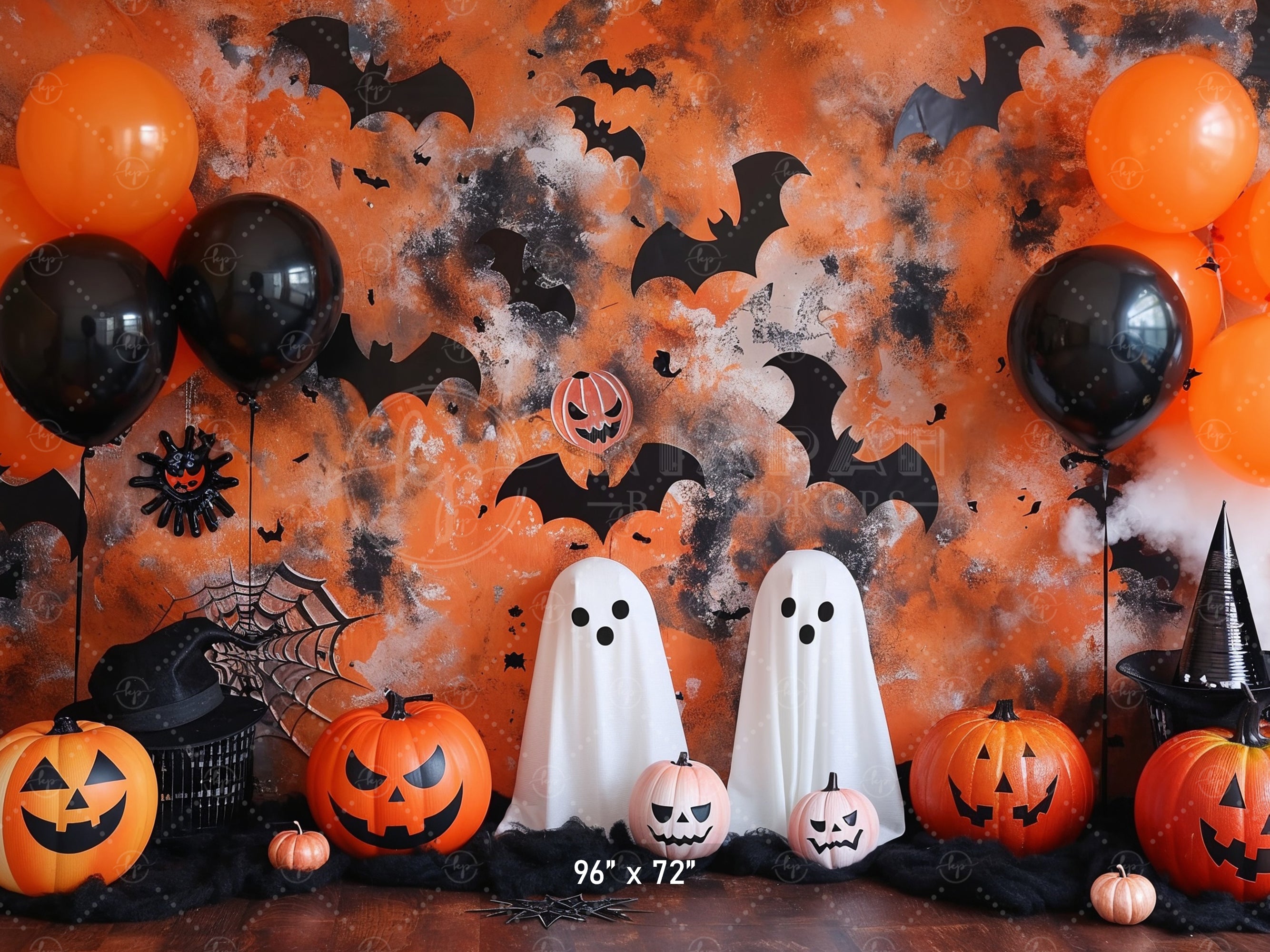 Halloween Spook Party Backdrop