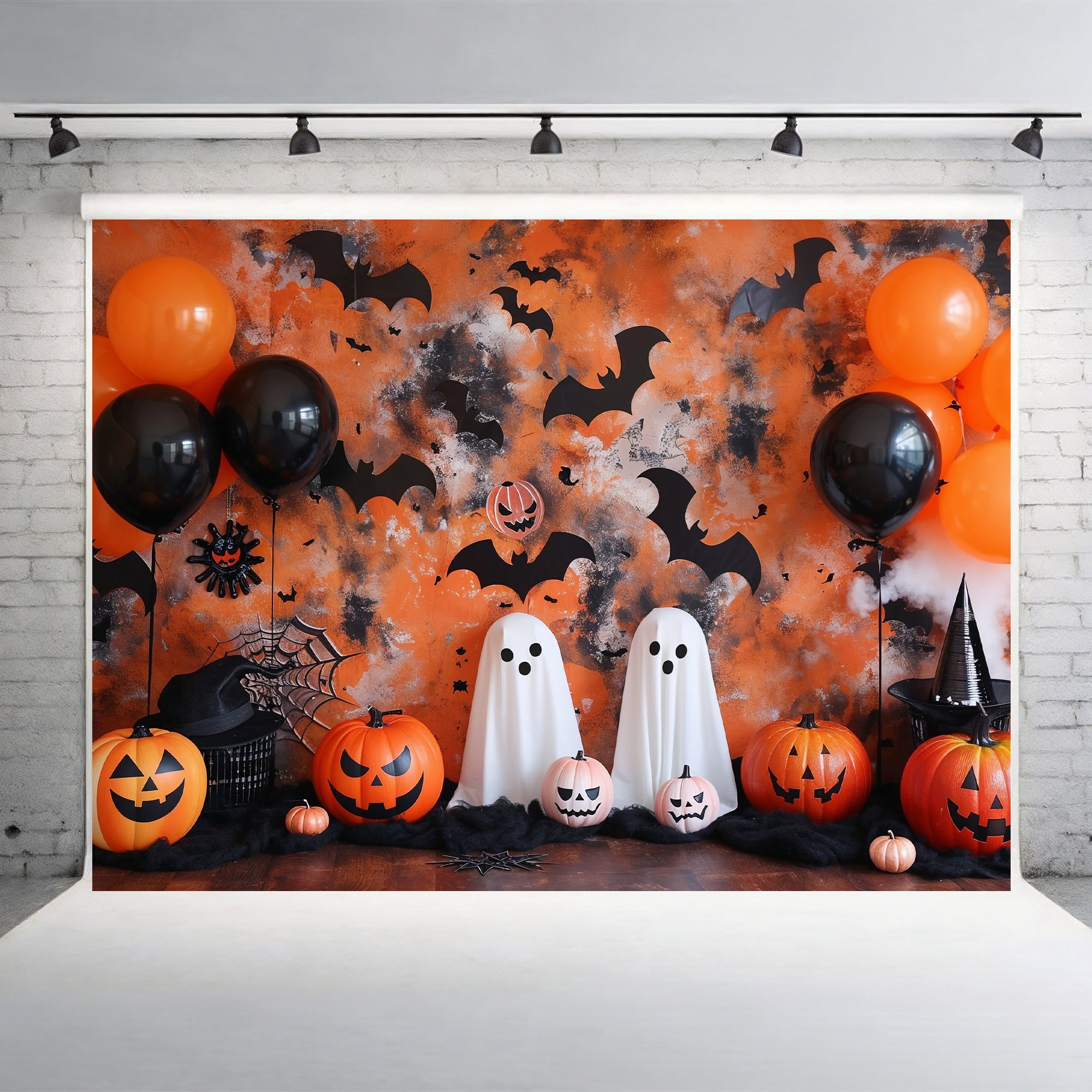Halloween Spook Party Backdrop