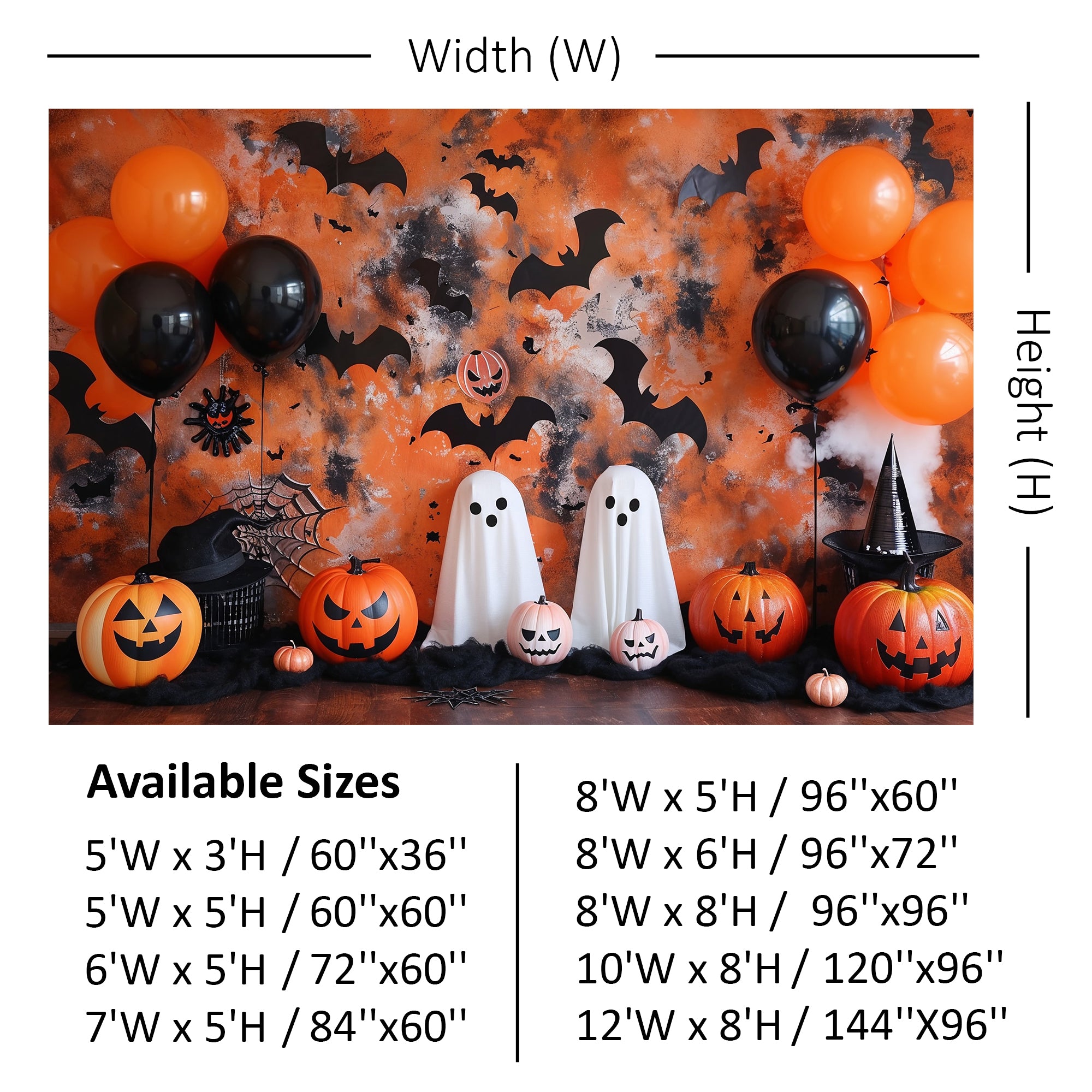 Halloween Spook Party Backdrop