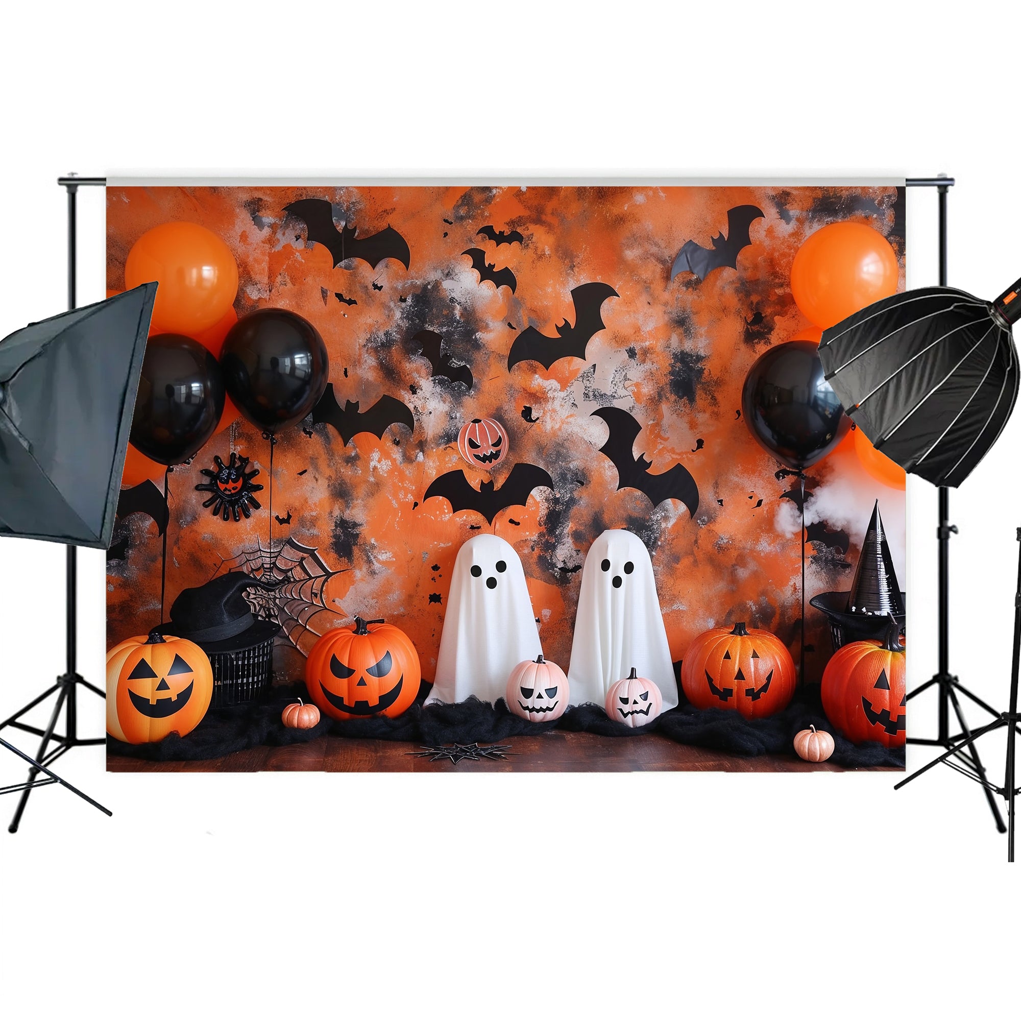 Halloween Spook Party Backdrop