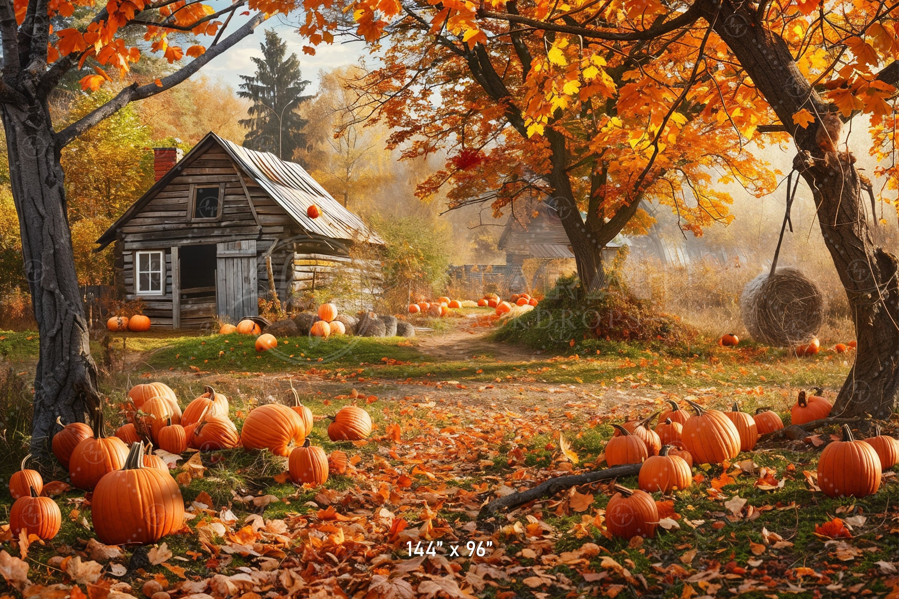 Rustic Harvest Backdrop