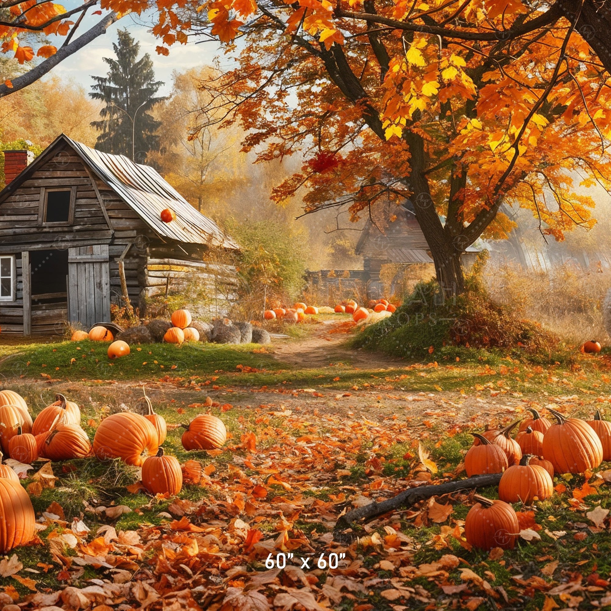 Rustic Harvest Backdrop
