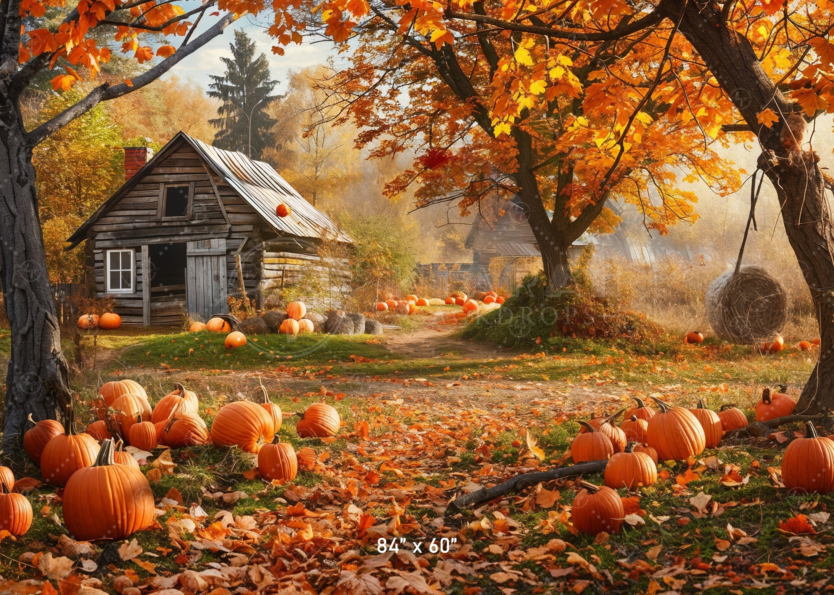 Rustic Harvest Backdrop