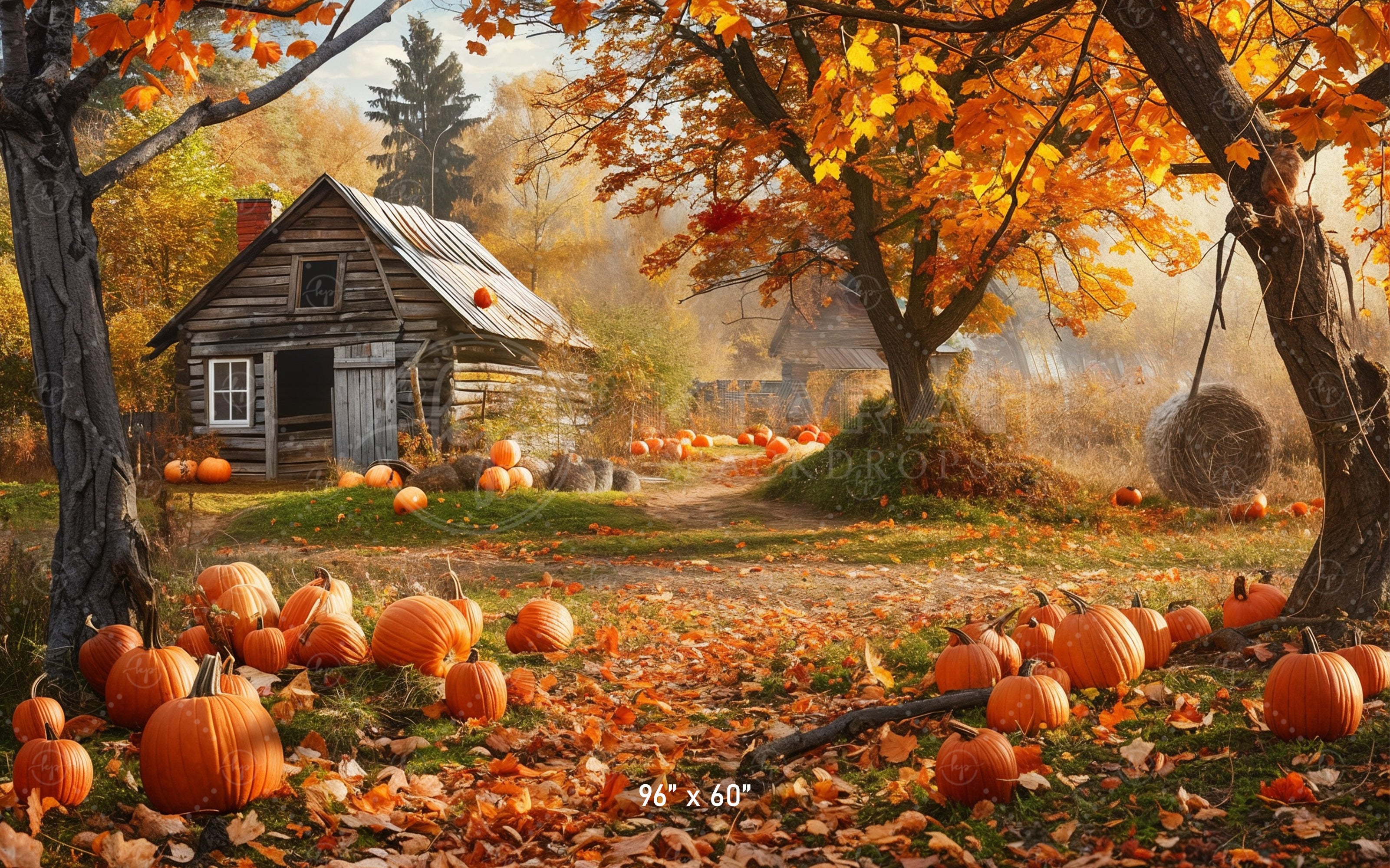 Rustic Harvest Backdrop