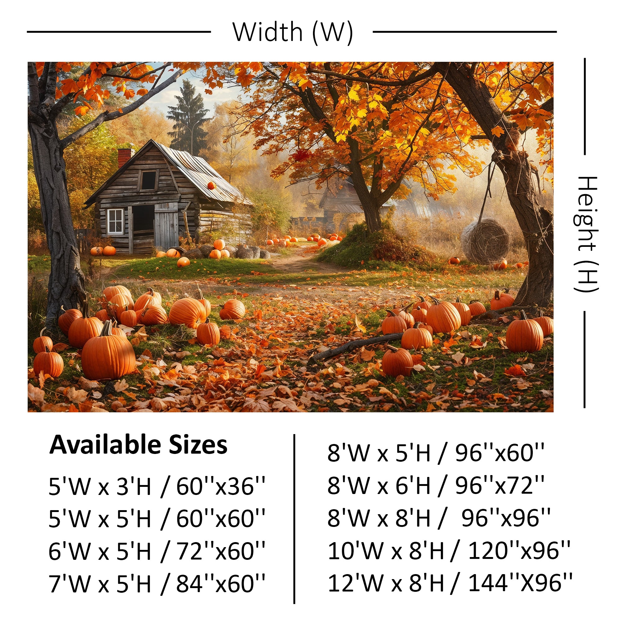 Rustic Harvest Backdrop