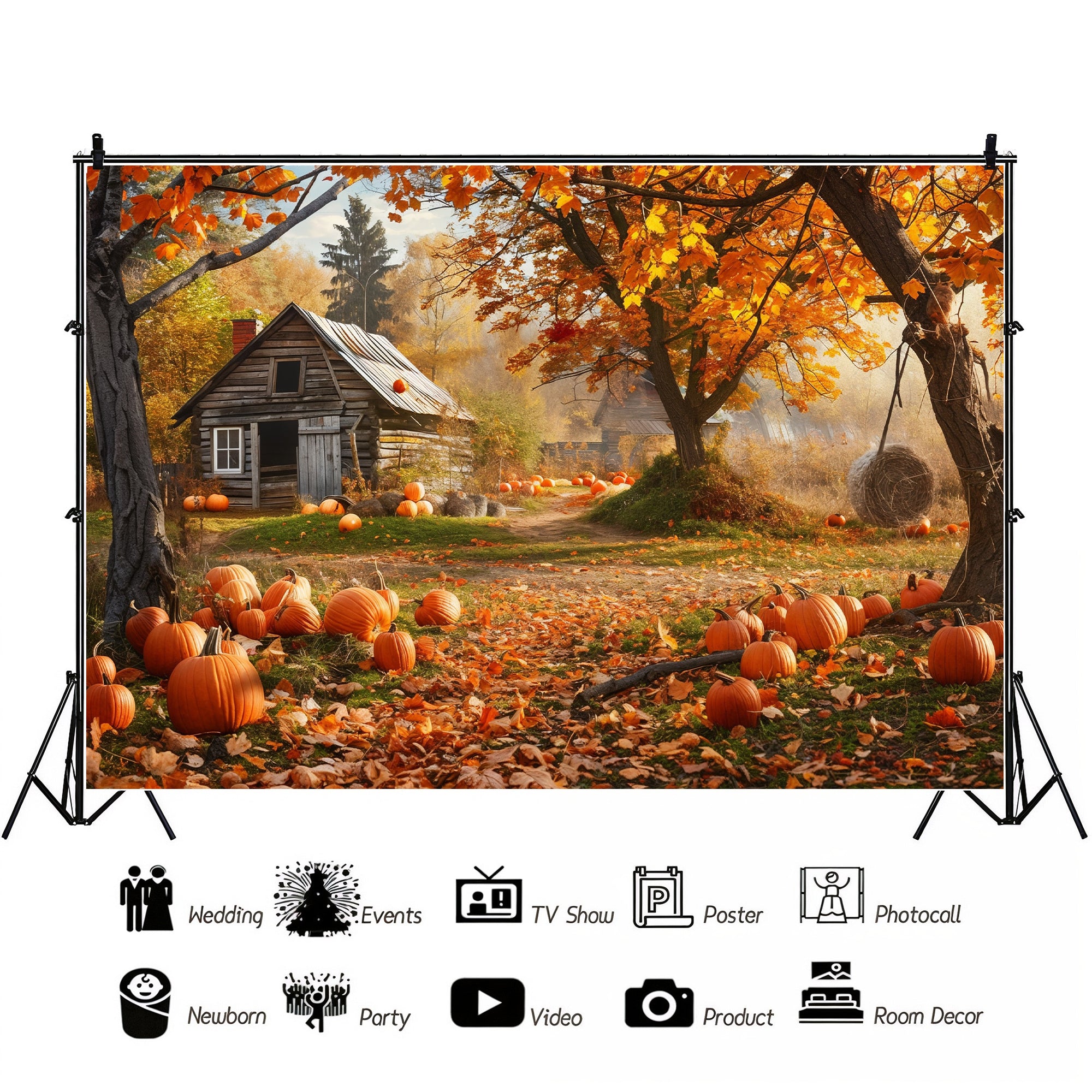 Rustic Harvest Backdrop