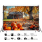 Pumpkin Farmhouse Backdrop