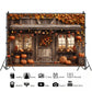 Festive Autumn Porch Backdrop